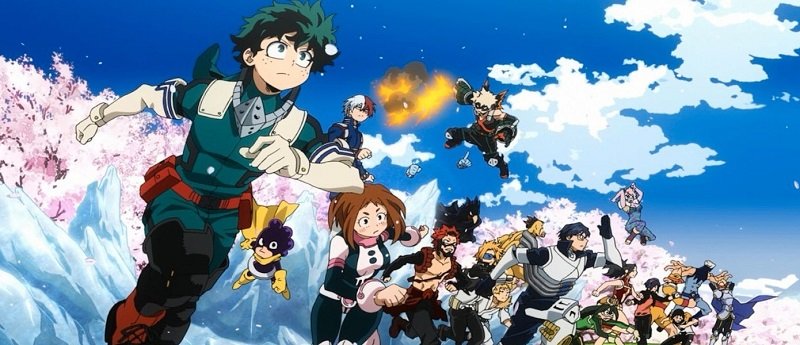 +моя геройская академия